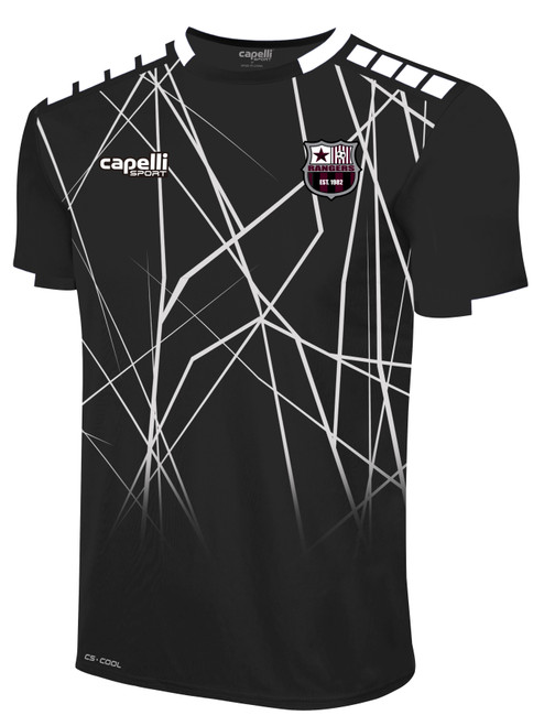 PUEBLO RANGERS CS III GEO NET JERSEY BLACK WHITE -KIT