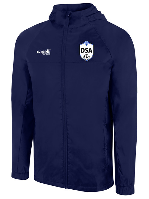 DIAMONDS SA CORE ALL WEATHER JACKET NAVY WHITE