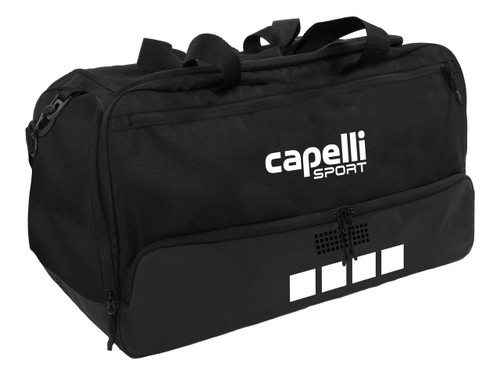 DIAMONDS SA PITCH I SMALL DUFFLE BAG BLACK WHITE