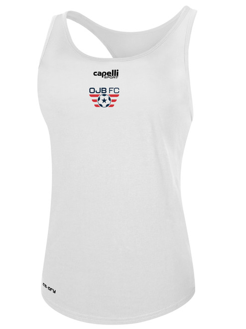 OJB FC  RACER BACK TANK WHITE