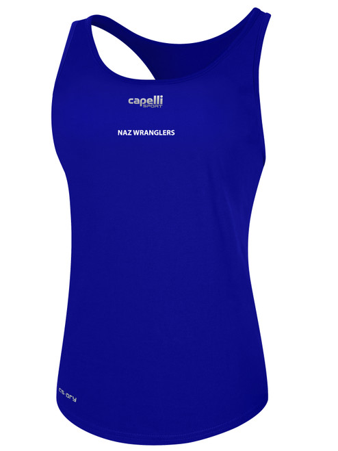 NORTHERN AZ WRANGLERS IFL RACER BACK TANK ROYAL BLUE
