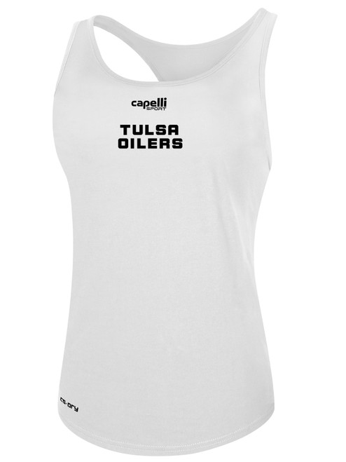 TULSA OILERS IFL RACER BACK TANK WHITE