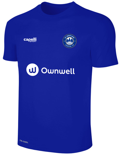 FC WESTLAKE BASICS II TRAINING JERSEY ROYAL BLUE WHITE  -KIT