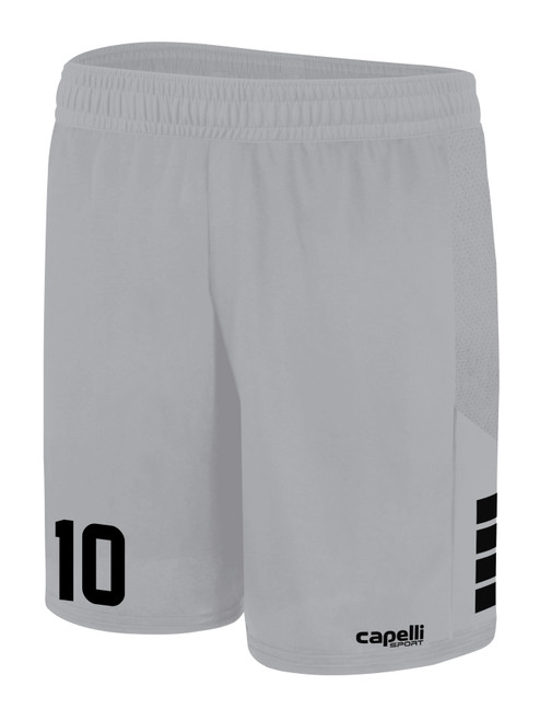 ECLIPSE SELECT SC MIDTOWN MATCH SHORTS LIGHT GREY LIGHT GREY BLACK -KIT