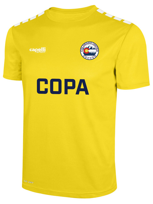 COLORADO UNITED TEAM JERSEY TEAM YELLOW WHITE -KIT