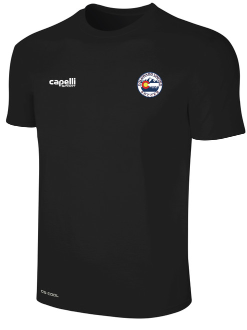COLORADO UNITED BASICS II TRAINING JERSEY BLACK WHITE
