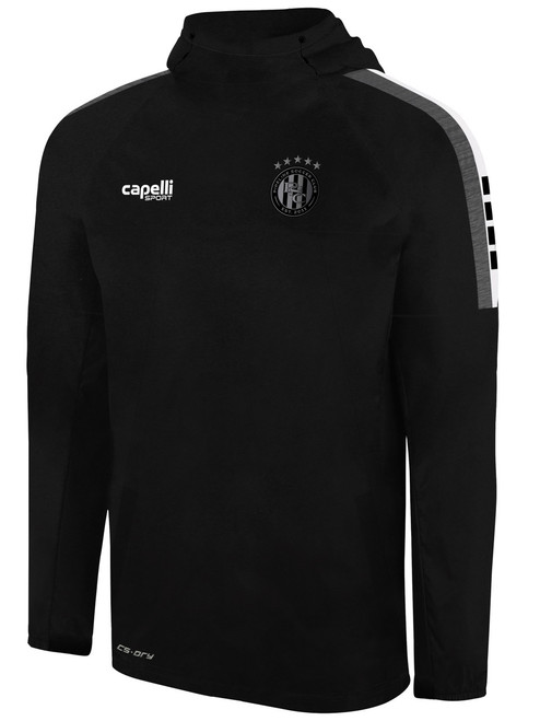 PIPELINE SC SOUTH MADISON WARM TRAINING TOP BLACK WHITE -KIT