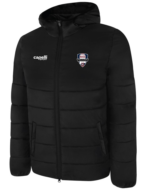 NORTH ALABAMA SC CORE WINTER JACKET BLACK WHITE