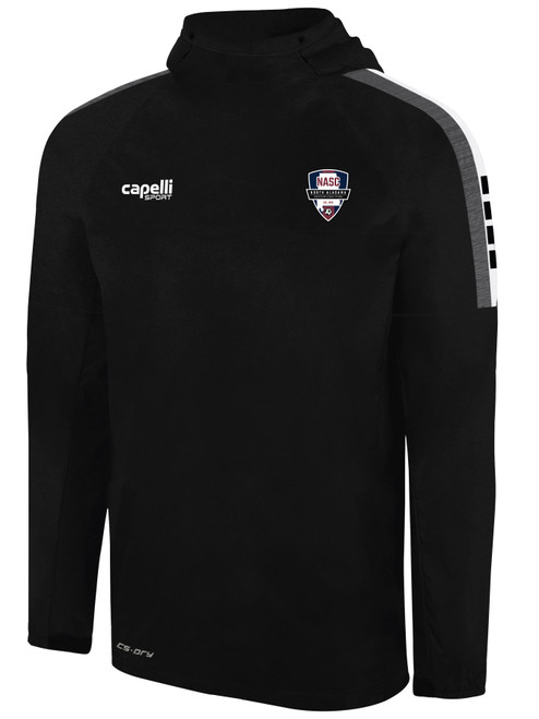NORTH ALABAMA SC MADISON WARM TRAINING TOP BLACK WHITE