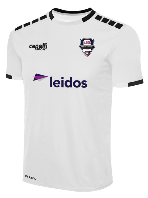 NORTH ALABAMA SC CS III JERSEY WHITE BLACK -KIT