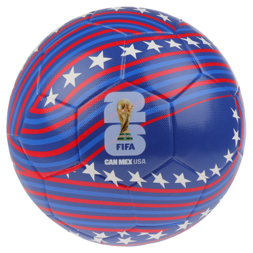 WC26 USA THERMOBONDED SOCCER BALL BLUE COMBO