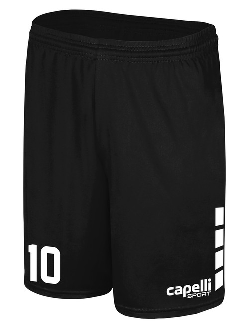 ECLIPSE SELECT SC TEAM SHORTS BLACK WHITE