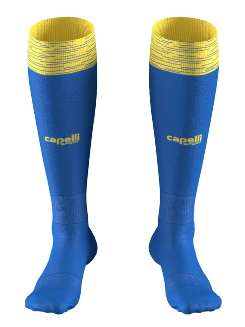 PROPEL FUTSAL SA MARLED MATCH SOCKS ROYAL BLUE TEAM YELLOW -KIT