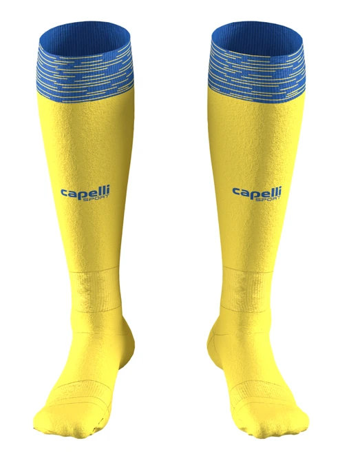 PROPEL FUTSAL SA MARLED MATCH SOCKS TEAM YELLOW ROYAL BLUE -KIT