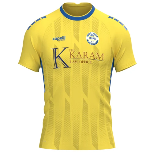 PROPEL FUTSAL SA MIDTOWN FADE JERSEY TEAM YELLOW ROYAL BLUE -KIT