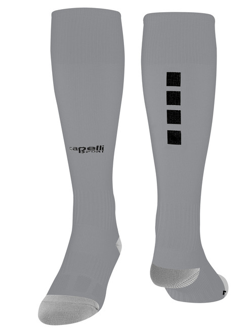 PROPEL FUTSAL SA 4 CUBE MATCH SOCKS LIGHT GREY BLACK -KIT
