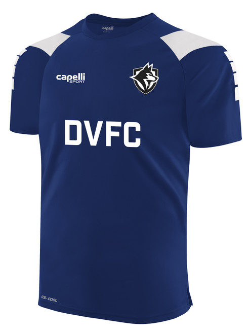 DIABLO VALLEY EMPIRE SHORT SLEEVE TRAINING TOP NAVY WHITE -KIT