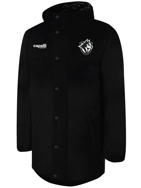DIABLO VALLEY CORE COACH JACKET BLACK WHITE
