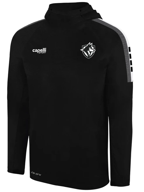 DIABLO VALLEY MADISON WARM TRAINING TOP BLACK WHITE