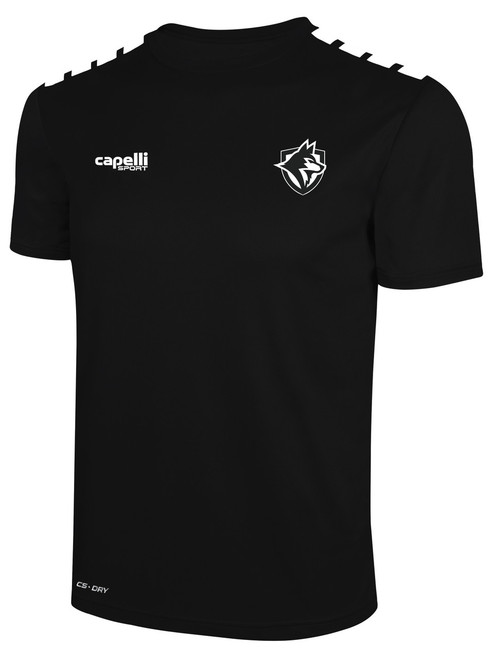 THE WOLVES FC TEAM JERSEY BLACK WHITE