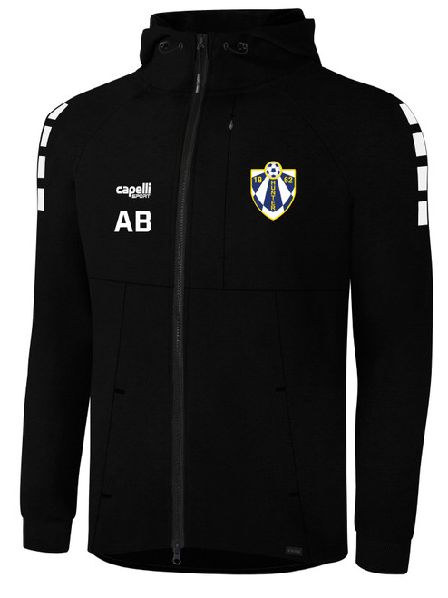 HUNTER SC TECH II ZIP UP HOODIE BLACK WHITE