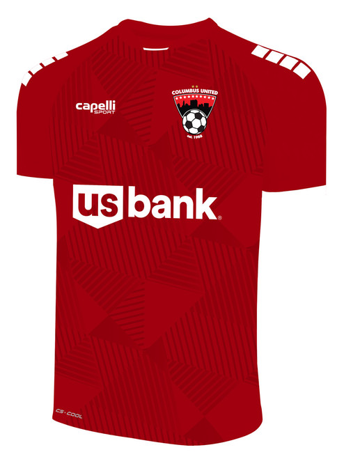 COLUMBUS UNITED  MADISON MATCH JERSEY RED WHITE
