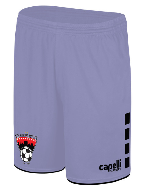 COLUMBUS UNITED  CONDOR III MATCH  SHORTS   LAVENDER BLACK