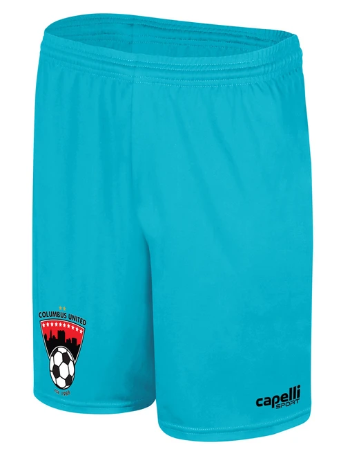 COLUMBUS UNITED  CS II  GOALKEEPER  SHORTS   TURQUOISE BLACK
