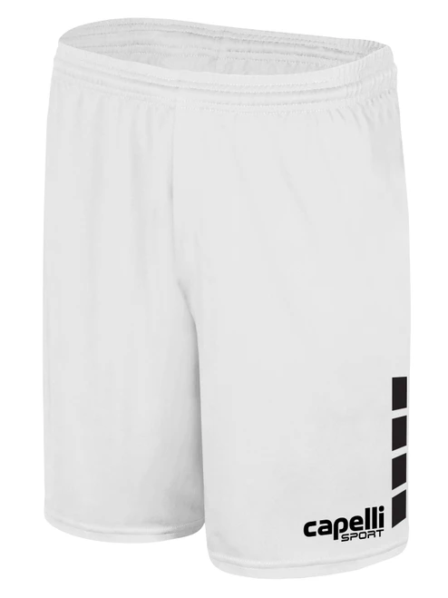 SHORE FC TEAM MATCH SHORTS WITH 4 CUBES WHITE BLACK -KIT