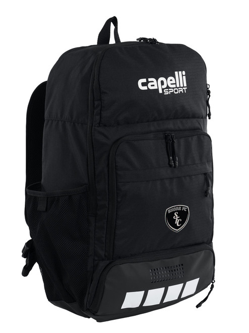 SHORE FC PITCH I TEAM BACKPACK BLACK WHITE