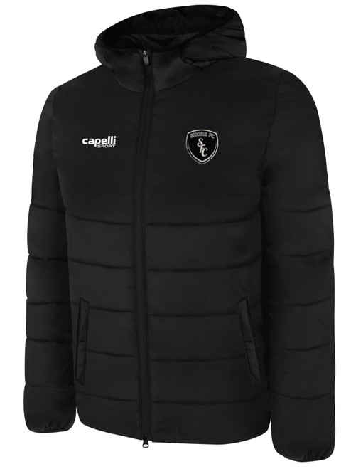 SHORE FC CORE WINTER JACKET BLACK WHITE