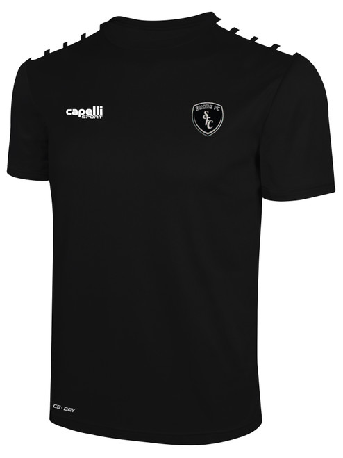 SHORE FC TEAM JERSEY BLACK WHITE