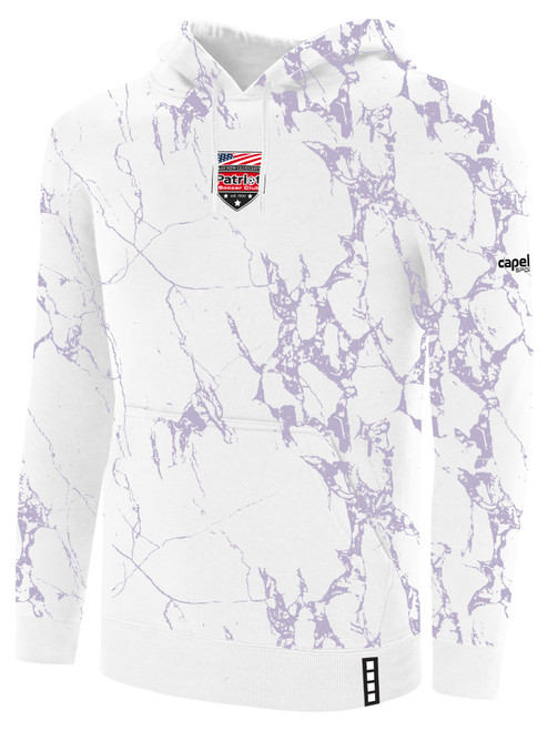 PATRIOT SOCCER LIFESTYLE MARBLE FLEECE WHITE SOFT LAVENDER