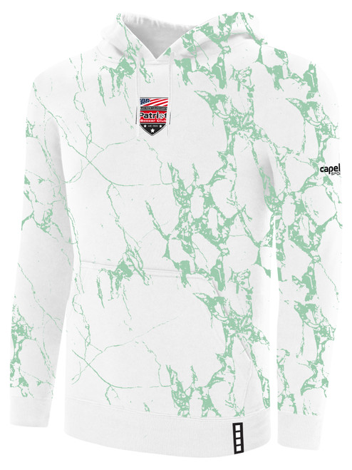 PATRIOT SOCCER LIFESTYLE MARBLE FLEECE WHITE MINT