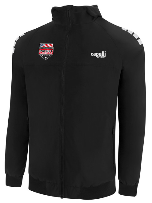 PATRIOT SOCCER CLASSIC WINDBREAKER BLACK WHITE