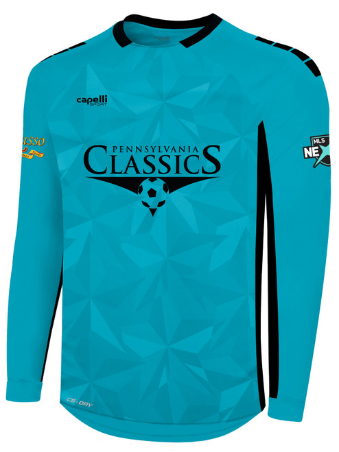 LANCASTER PA CLASSICS - MLS NEXT - PITCH STAR LONG SLEEVE GOALKEEPER MATCH JERSEY TURQUOISE BLACK