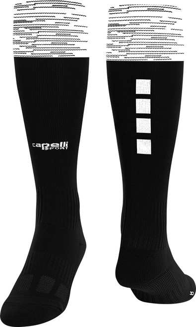 ALEXANDRIA SA ALEXANDRIA SA MARLED MATCH SOCKS BLACK WHITE