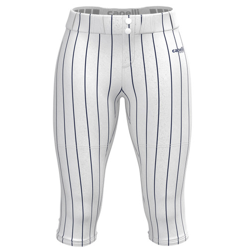 TEAM SAN DIEGO FLEX PINSTRIPE SOFTBALL PANTS WHITE NAVY