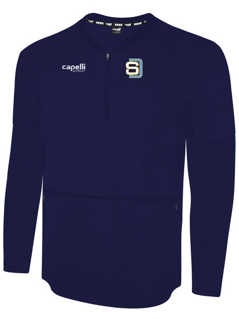 TEAM SAN DIEGO BASIC CONVERTIBLE SLEEVE CAGE JACKET NAVY WHITE