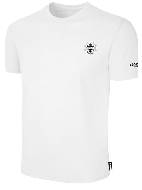 SHORELAKE SC BASICS COTTON TEE CREST LEFT CHEST WHITE BLACK