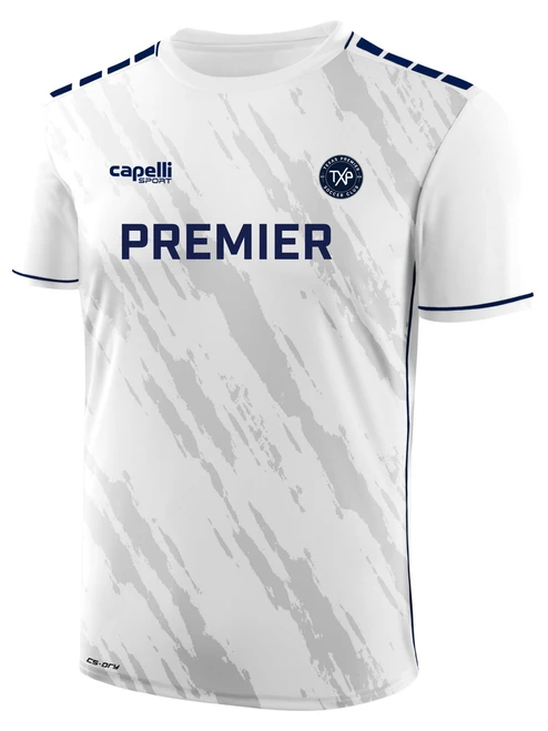 TEXAS PREMIER EMPIRE STRIKE JERSEY WHITE NAVY -KIT