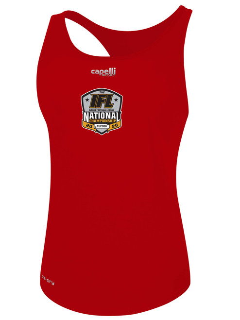 IFL FAN SHOP RACER BACK TANK RED