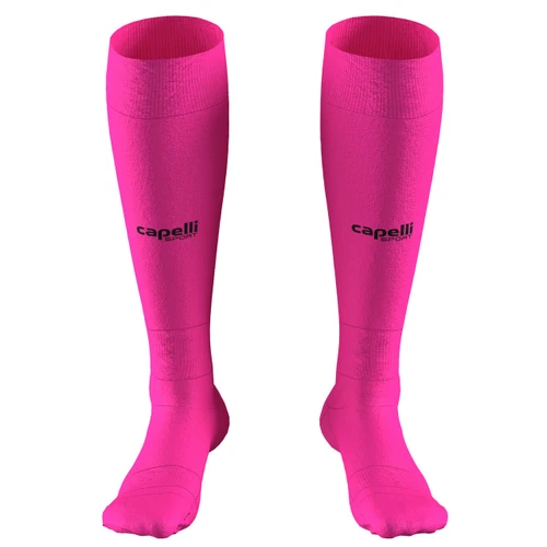 POTOMAC SOCCER 4 CUBE MATCH SOCKS BRIGHT PINK BLACK