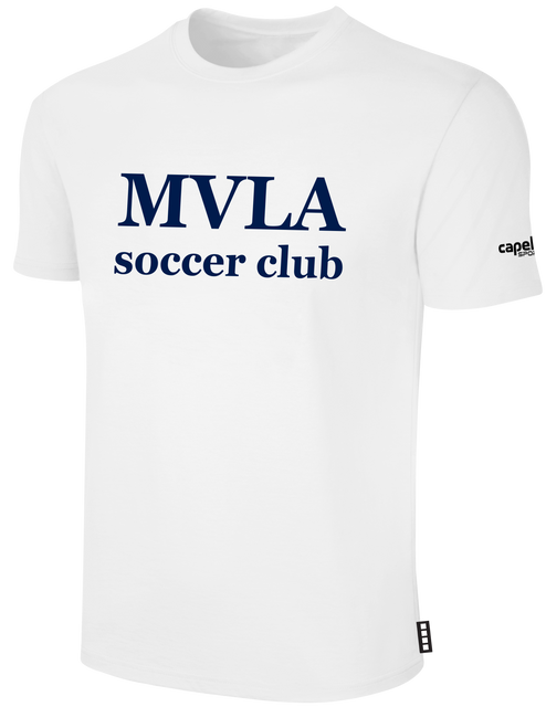 MVLA BASIC SHORT SLEEVE COTTON T-SHIRT WHITE BLACK