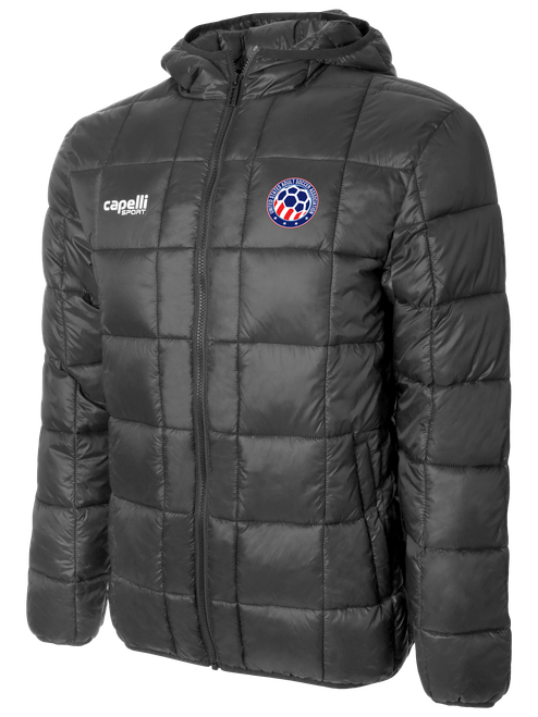 USASA BASICS LIGHT WEIGHT JACKET DARK HEATHER GREY WHITE