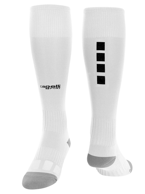 AUBURN SC 4 CUBE MATCH SOCKS WHITE BLACK -KIT