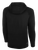 REFEREE BASICS THERMA FLEECE WOVEN FRONT ZIP UP HOODIE BLACK WHITE - MSRC