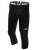 BOYS & MEN'S 3/4 PERFORMANCE TIGHTS BLACK - MSRC