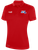 REFEREE CLASSIC POLY POLO RED WHITE - MSRC