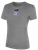 REFEREE BASICS CREW NECK POLY TEE - MSRC LIGHT HEATHER GREY BLACK